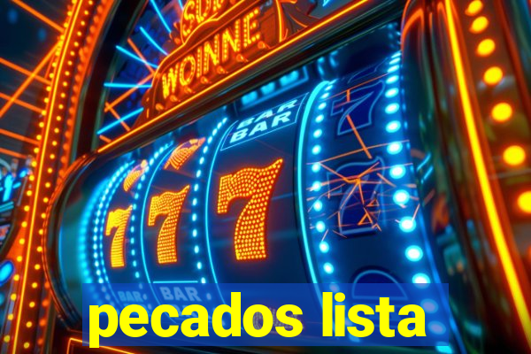 pecados lista